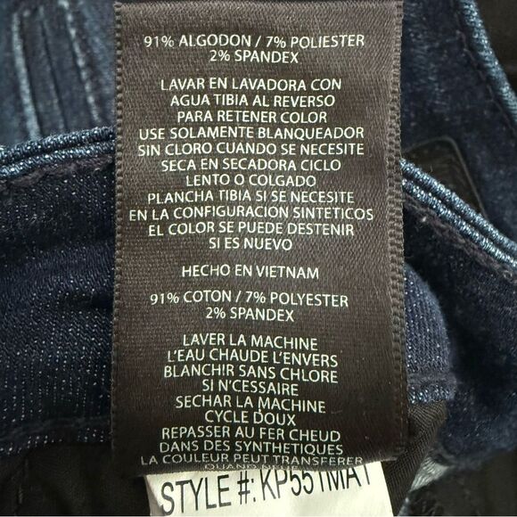 Kut from the Kloth Indigo Straight Leg Jeans Women’s Size 4 - Picture 10 of 11